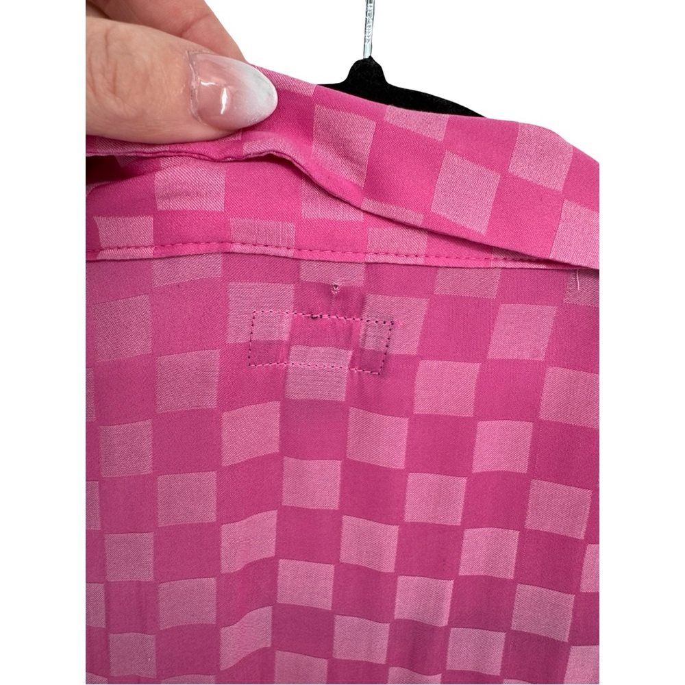 GapBody Pink Checker Long Sleeve - Picture 9 of 10